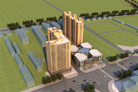 福地花园3室2厅1卫124㎡，带附房19平米